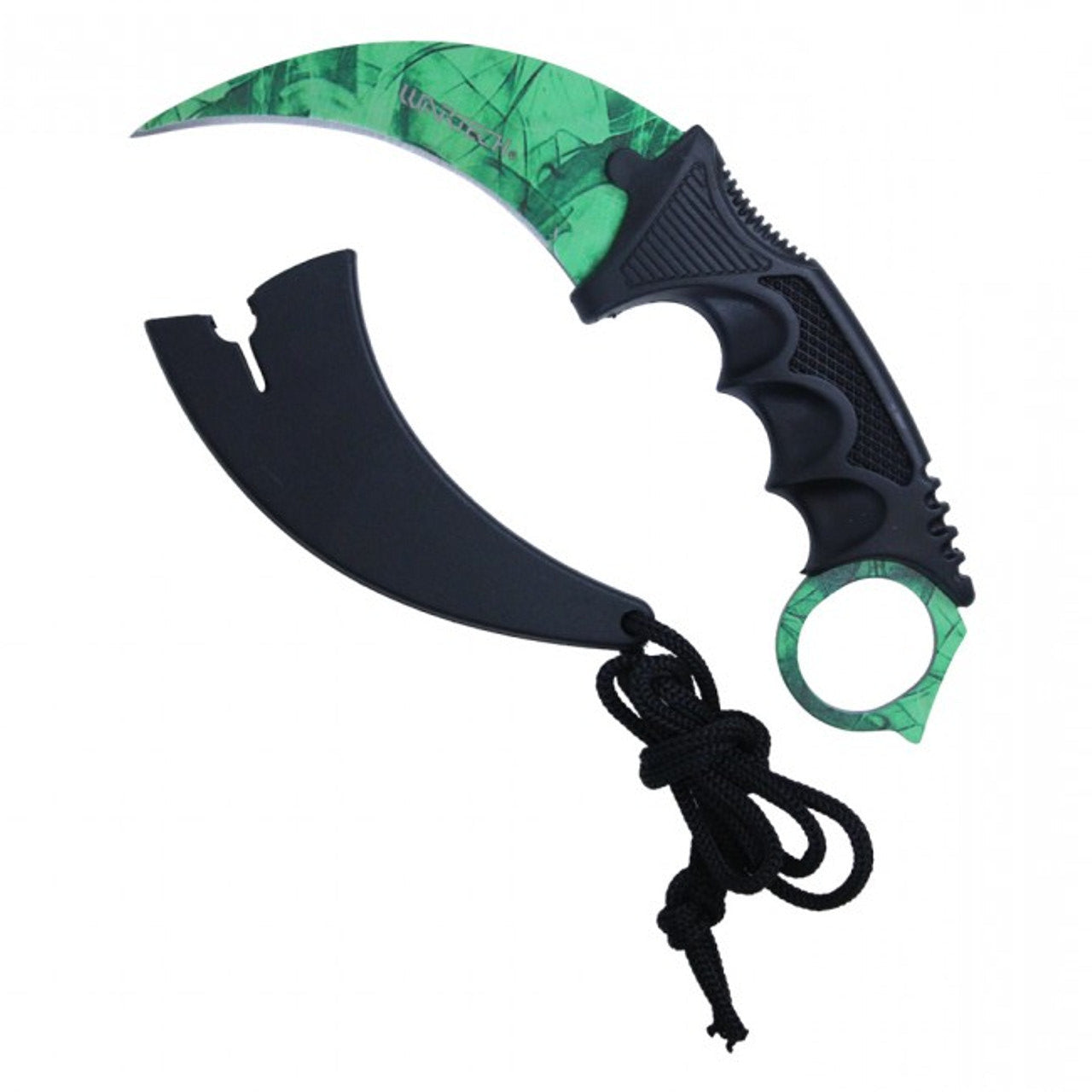 8" Tactical Karambit Hawkbill Neck Knife – Forest