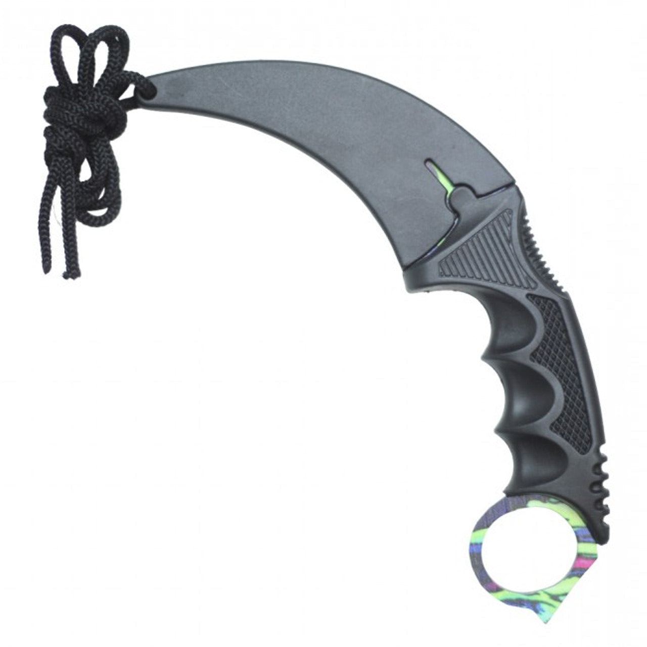 8" Tactical Karambit Hawkbill Neck Knife – Graffiti