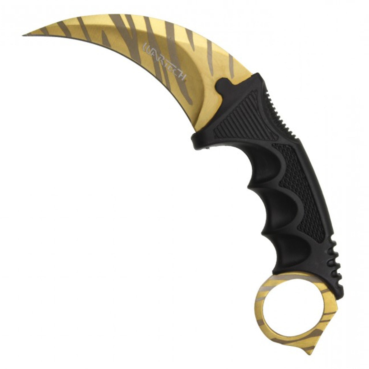 8" Tactical Karambit Hawkbill Neck Knife – Gold