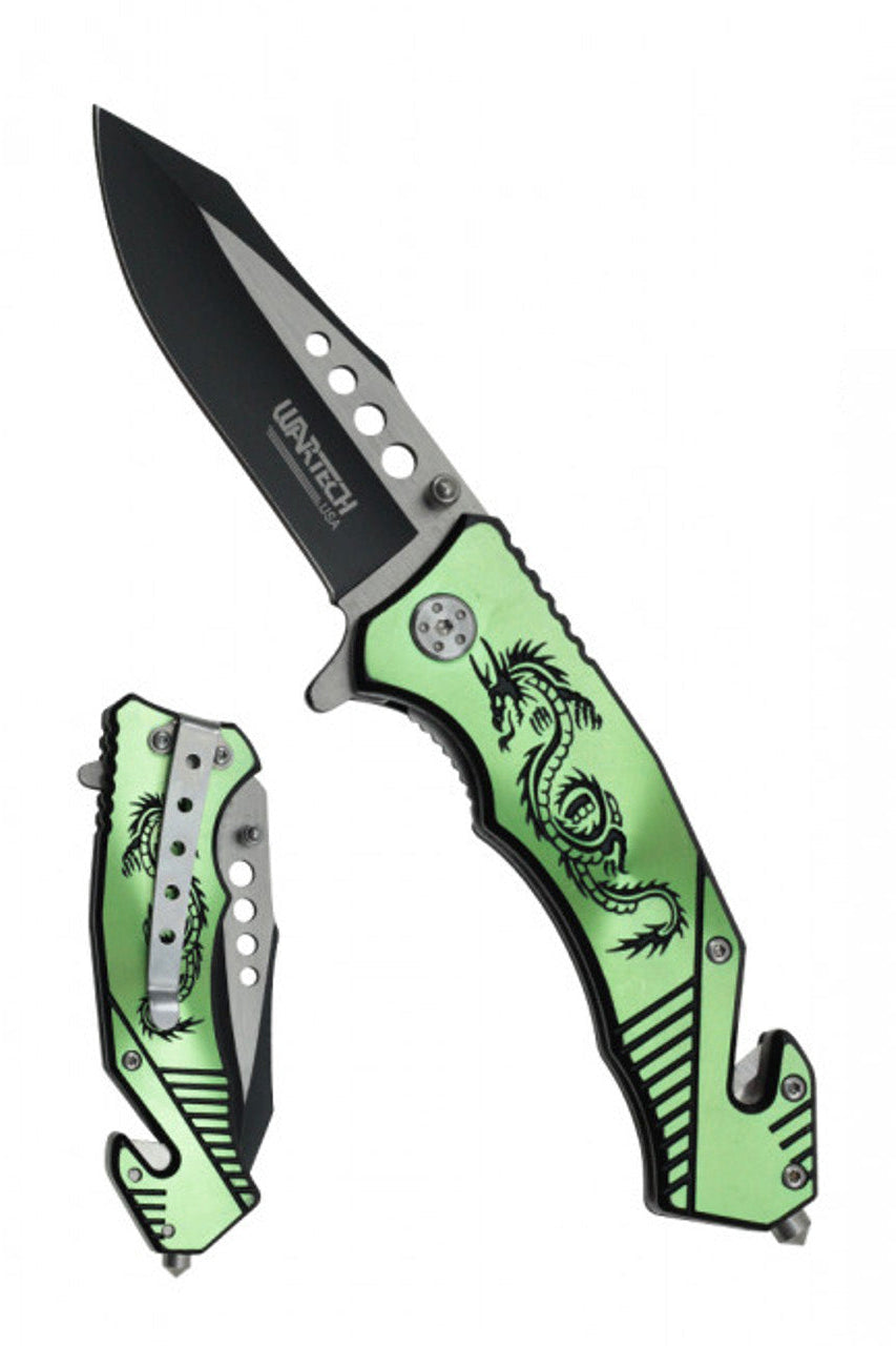 8" Spring Assisted Rescue Knife