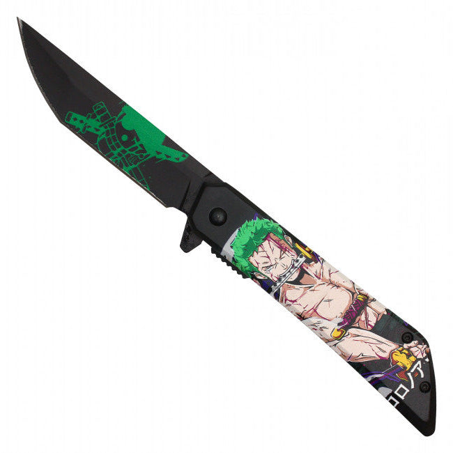 Roronoa Zoro Assisted Opening Pocket Knife – One Piece Inspired