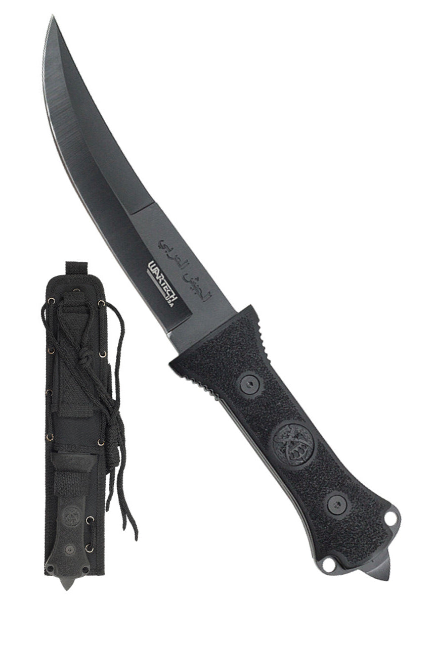 13.25" Black Zombie Full Tang Hunting Knife – Tactical Strength for Survival & Outdoors