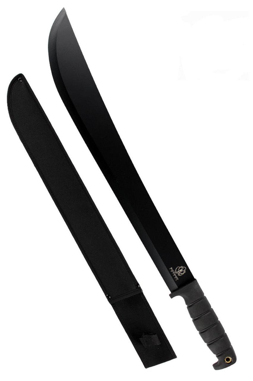 22" Heavy Duty Full Tang Jungle Machete with Rubber Handle
