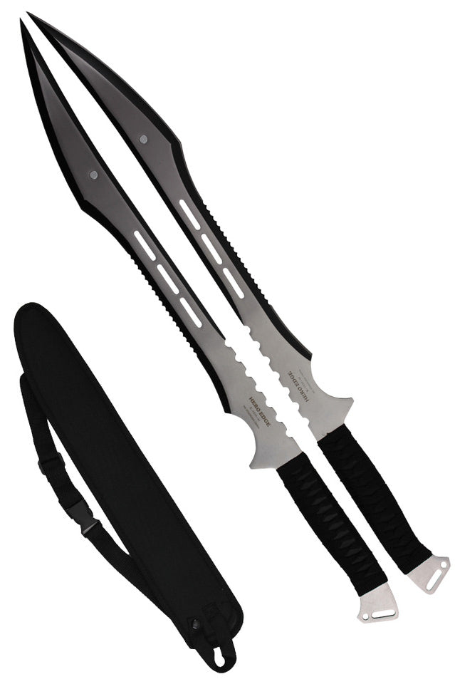 27" Dual Two-Tone Full Tang Ninja Sword