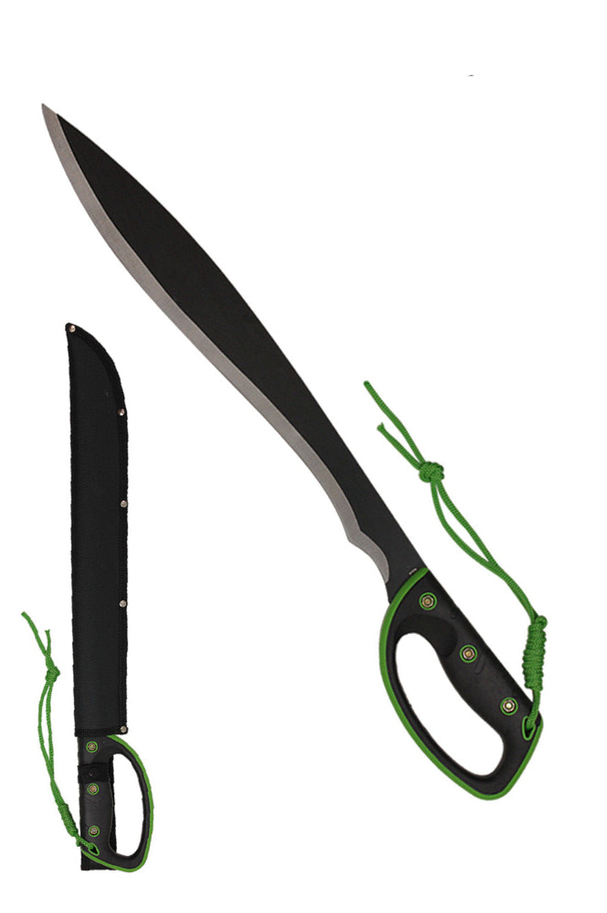 24" Two-Tone Blade Hunting Kukri with ABS Handle and Sheath