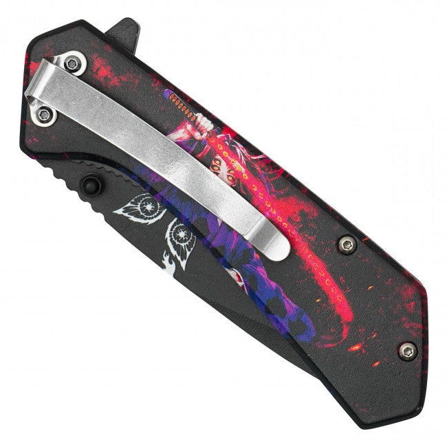 Kokushibo Assisted Opening Pocket Knife – Demon Slayer Inspired