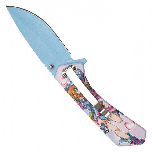 Dark Magician Girl Assisted Opening Pocket Knife – Yu-Gi-Oh Inspired