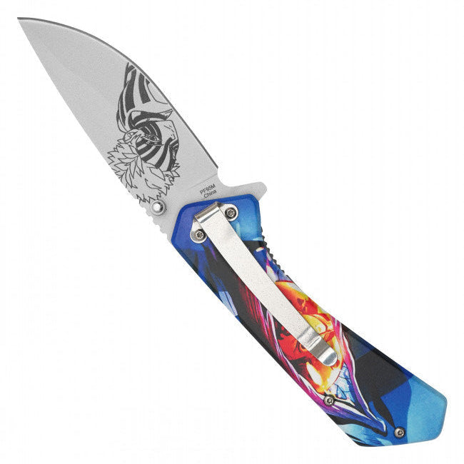 Akaza Variant 1 Assisted Opening Pocket Knife – Demon Slayer Inspired