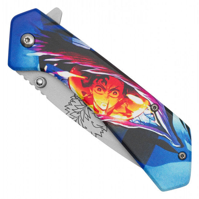 Akaza Variant 1 Assisted Opening Pocket Knife – Demon Slayer Inspired