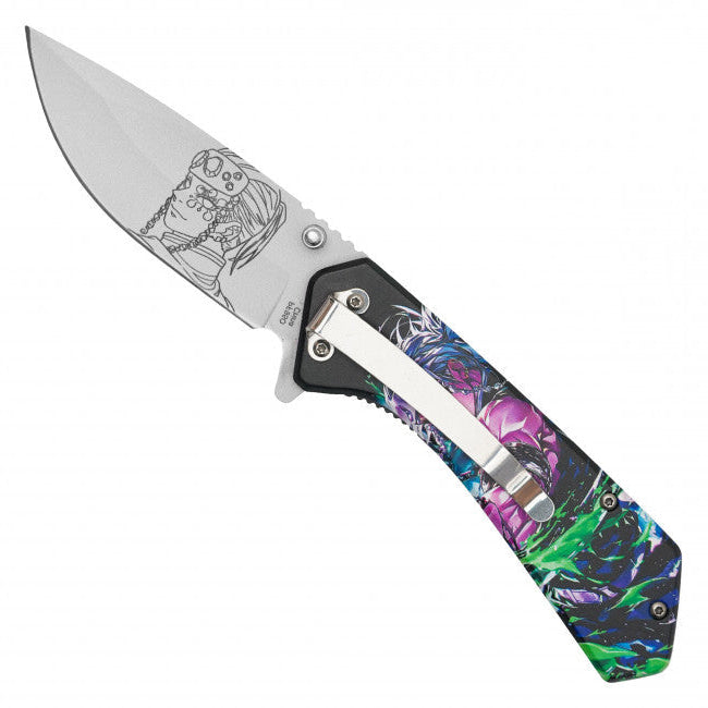 Tengen Uzui Assisted Opening Pocket Knife – Demon Slayer Inspired