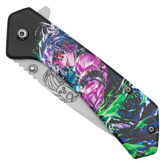 Tengen Uzui Assisted Opening Pocket Knife – Demon Slayer Inspired