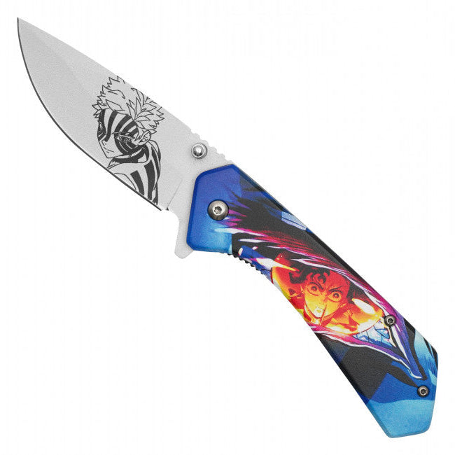 Akaza Variant 1 Assisted Opening Pocket Knife – Demon Slayer Inspired