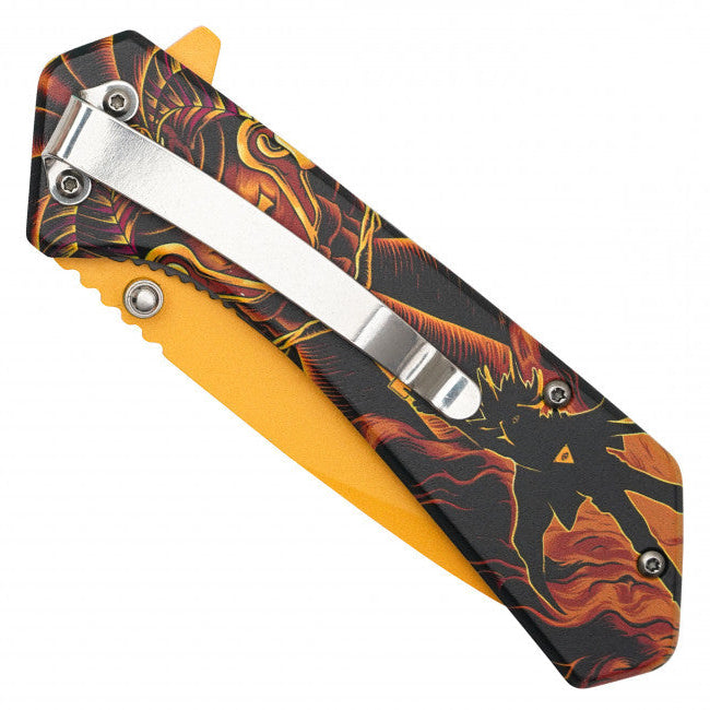 Exodia the Forbidden One Assisted Opening Pocket Knife – Yu-Gi-Oh Inspired