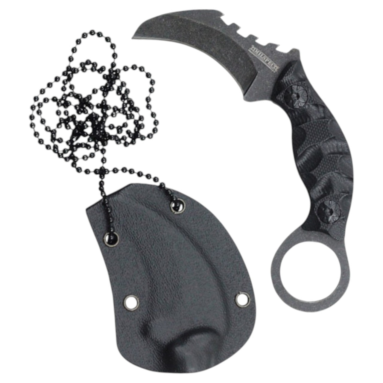 4.5" Karambit Tactical Stone-Washed Necklace Knife – Precision, Durability & Stealth