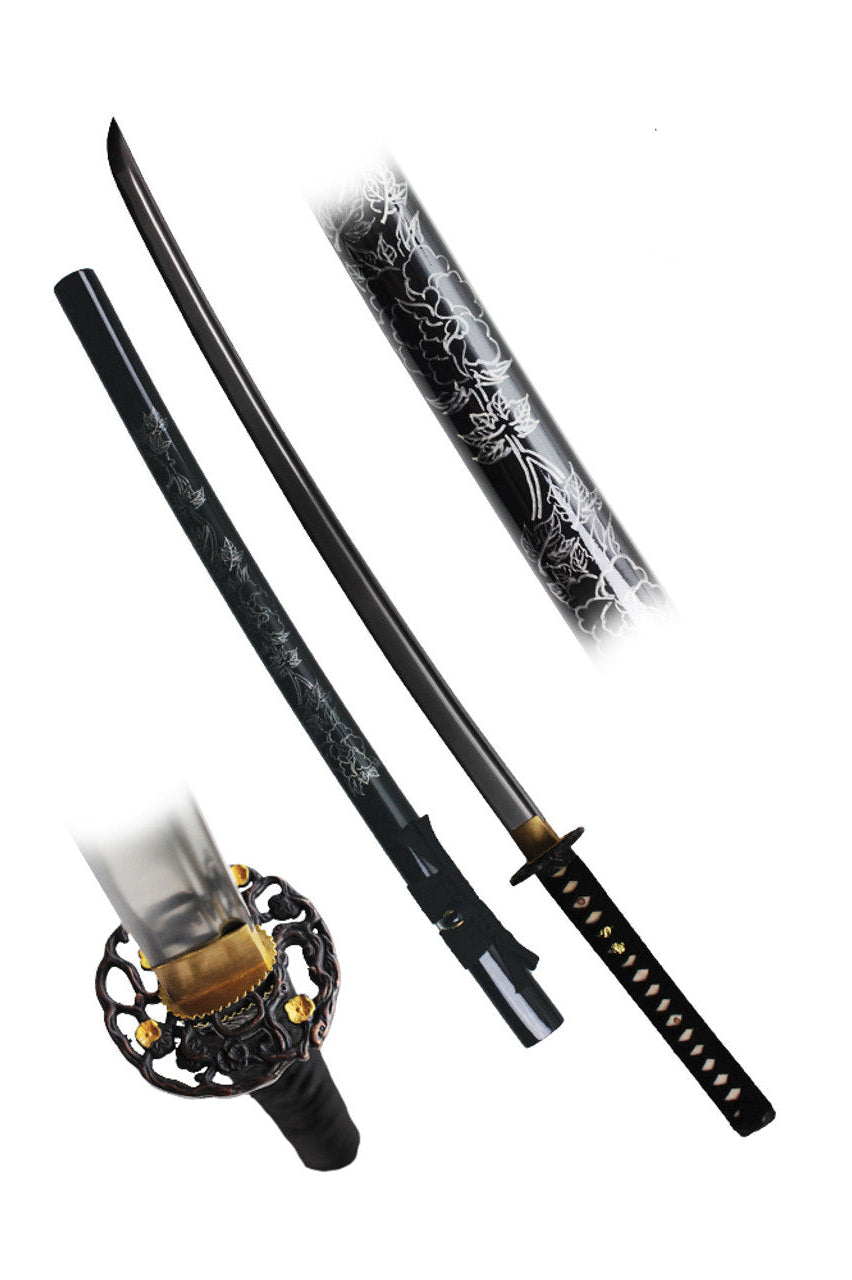 Onikiri #45 Carbon Steel Blade Japanese Handmade Samurai Sword – F570FL