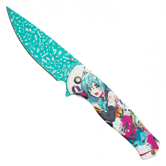 Hatsune Miku Assisted Opening Pocket Knife – Vocaloid Inspired