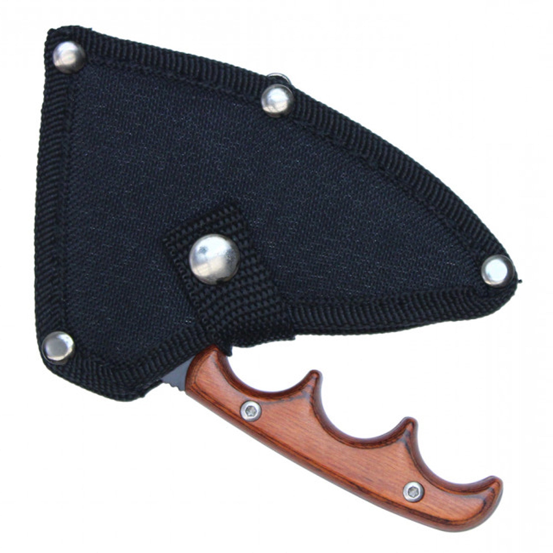 4.75” Compact Fixed Blade Cleaver – Black