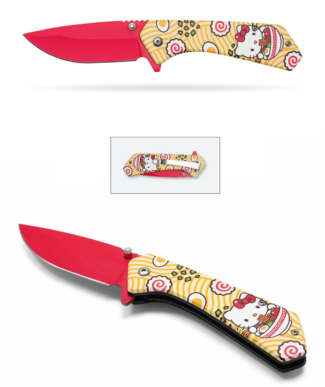 Hello Kitty Ramen Assisted Opening Pocket Knife – Sanrio Inspired