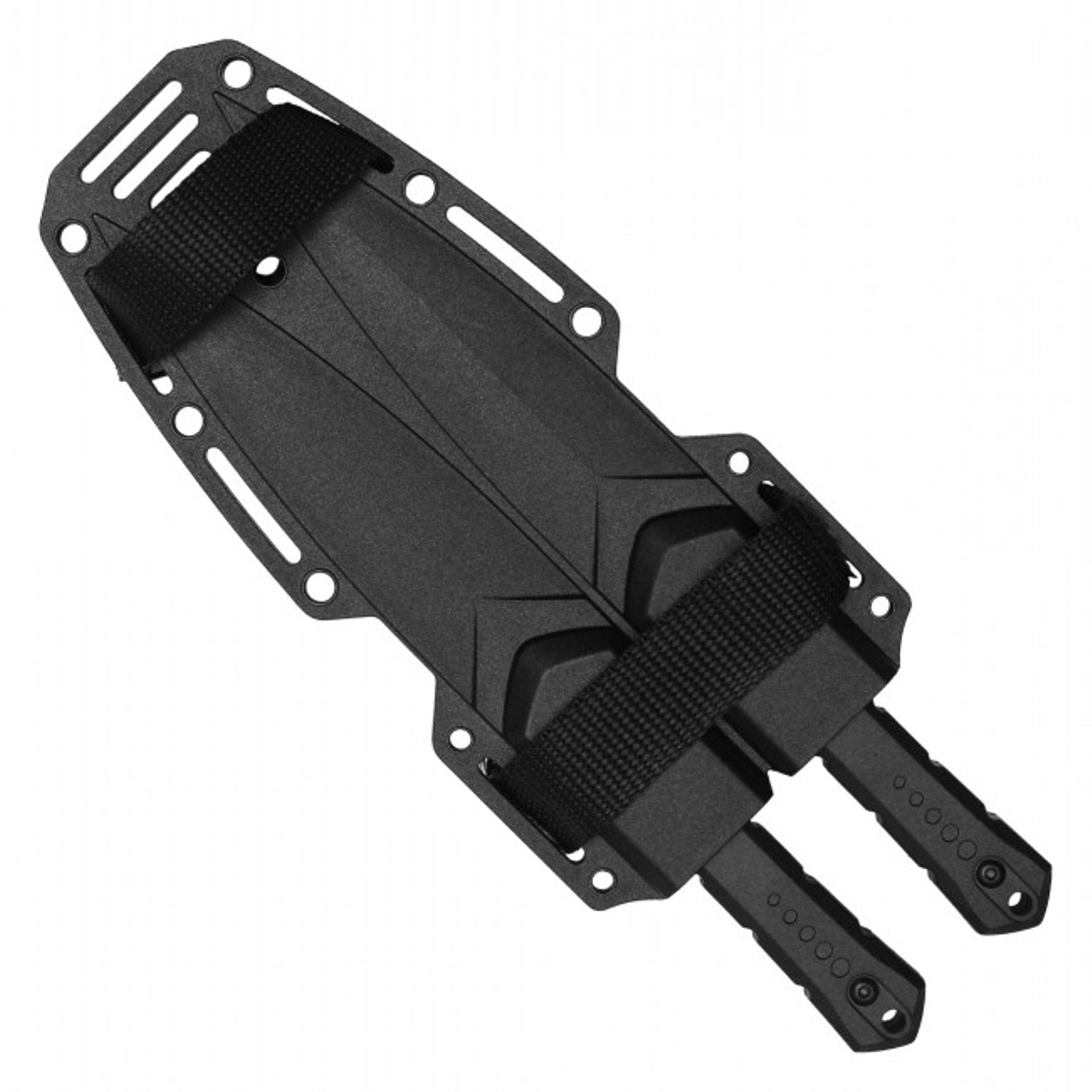 7.5" Forearm Dual Knives with Silver Steel Blades – Hard Sheath Included