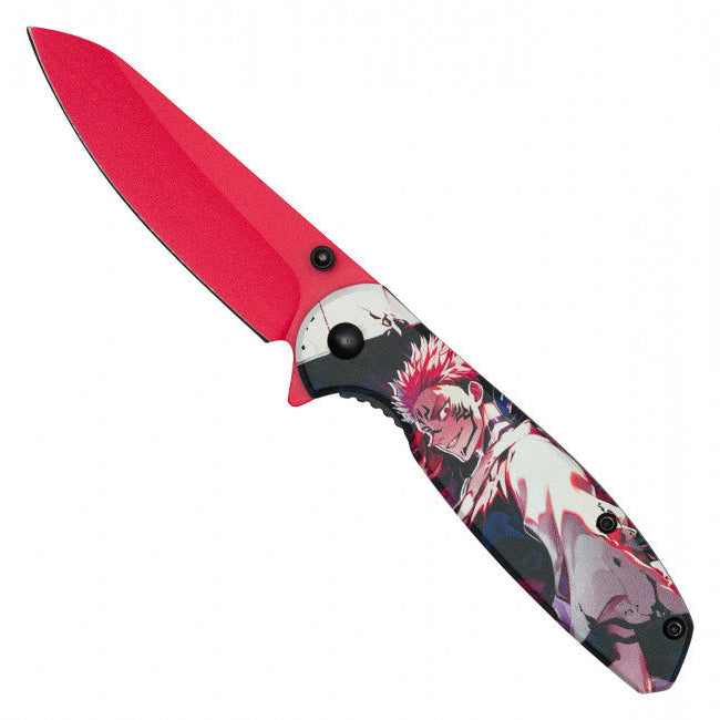 Ryomen Sukuna Assisted Opening Pocket Knife – Jujutsu Kaisen Inspired