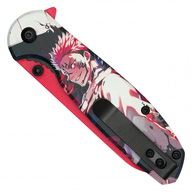 Ryomen Sukuna Assisted Opening Pocket Knife – Jujutsu Kaisen Inspired