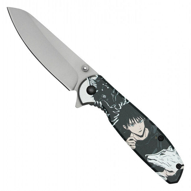 Megumi Fushiguro Assisted Opening Pocket Knife – Jujutsu Kaisen Inspired