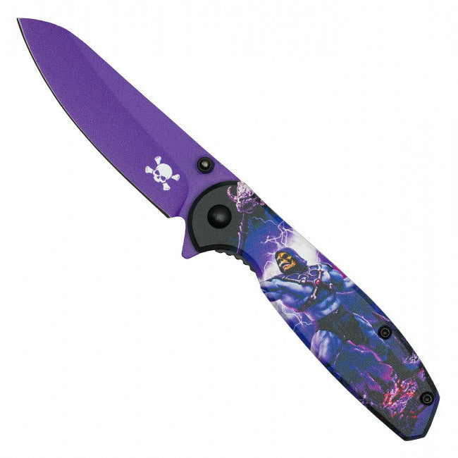 Skeletor Assisted Opening Pocket Knife – Masters of the Universe Inspired