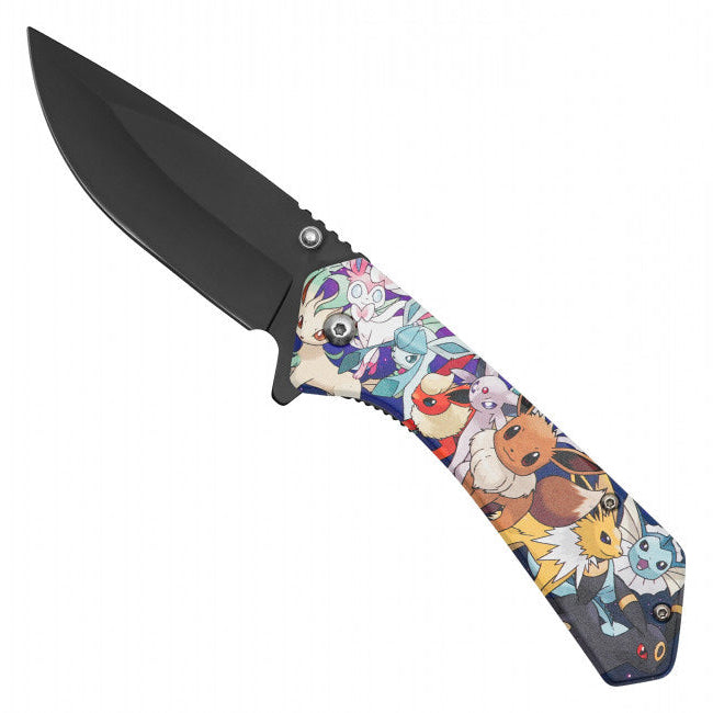 Eevee Evolutions Assisted Opening Pocket Knife – Pokémon Inspired
