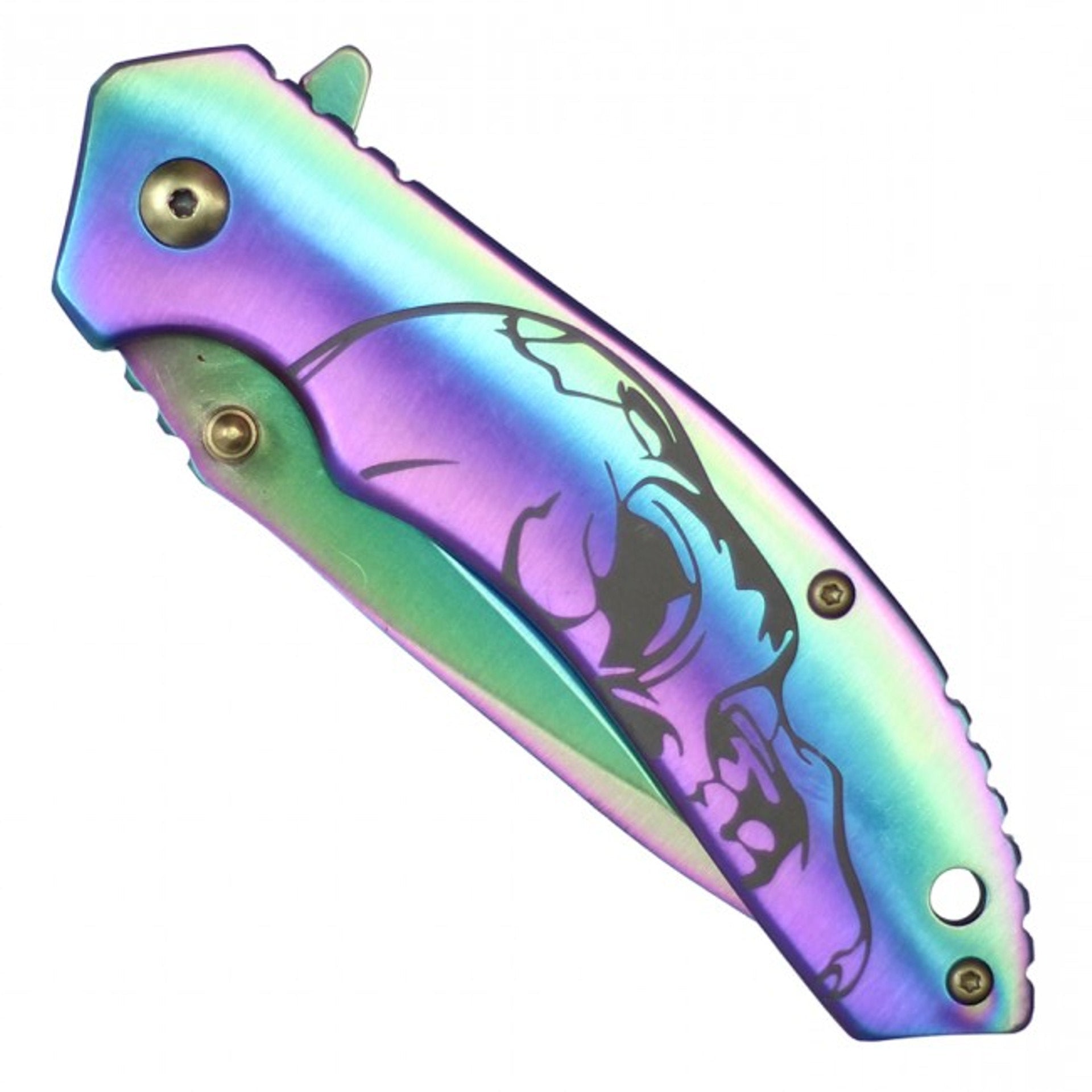7 3/4" Assisted Open Ball Bearing Pocket Knife - PBB3RW