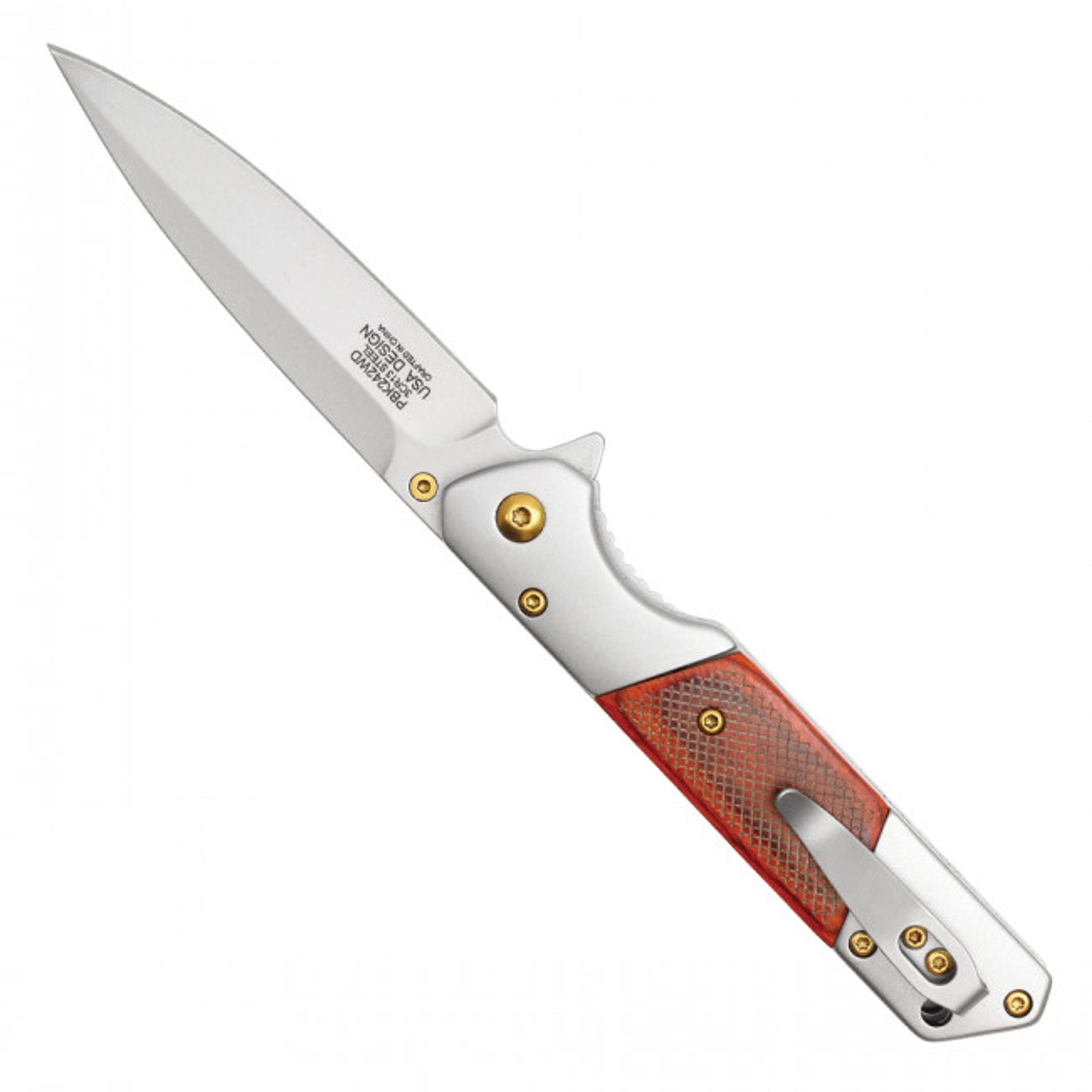 8” Wood Handle Pocket Knife