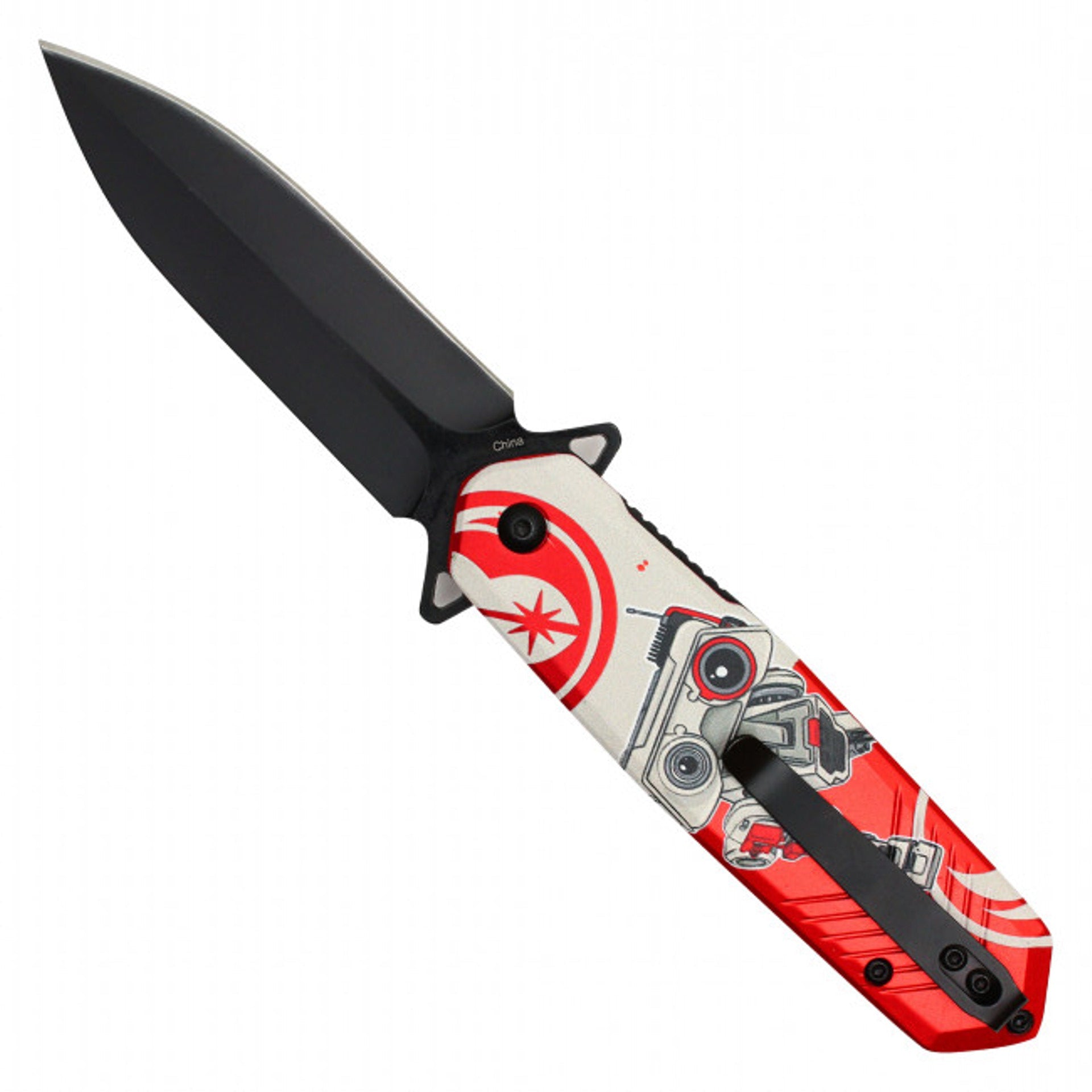 8" Droid Pocket Knife – Futuristic Design & Precision Cutting