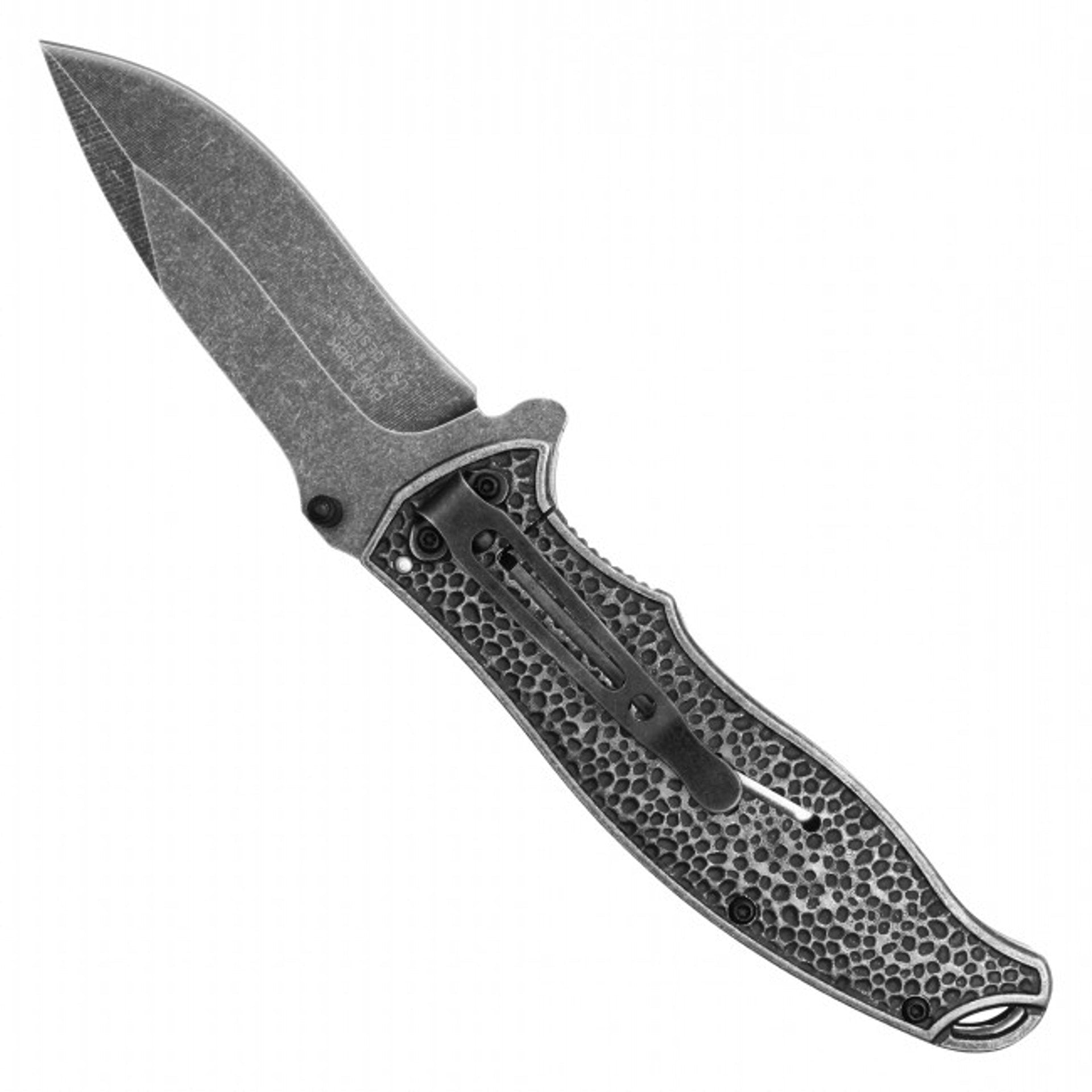 8.25" Mermaid Pocket Knife – Stonewashed Blade & 3D Mermaid Handle