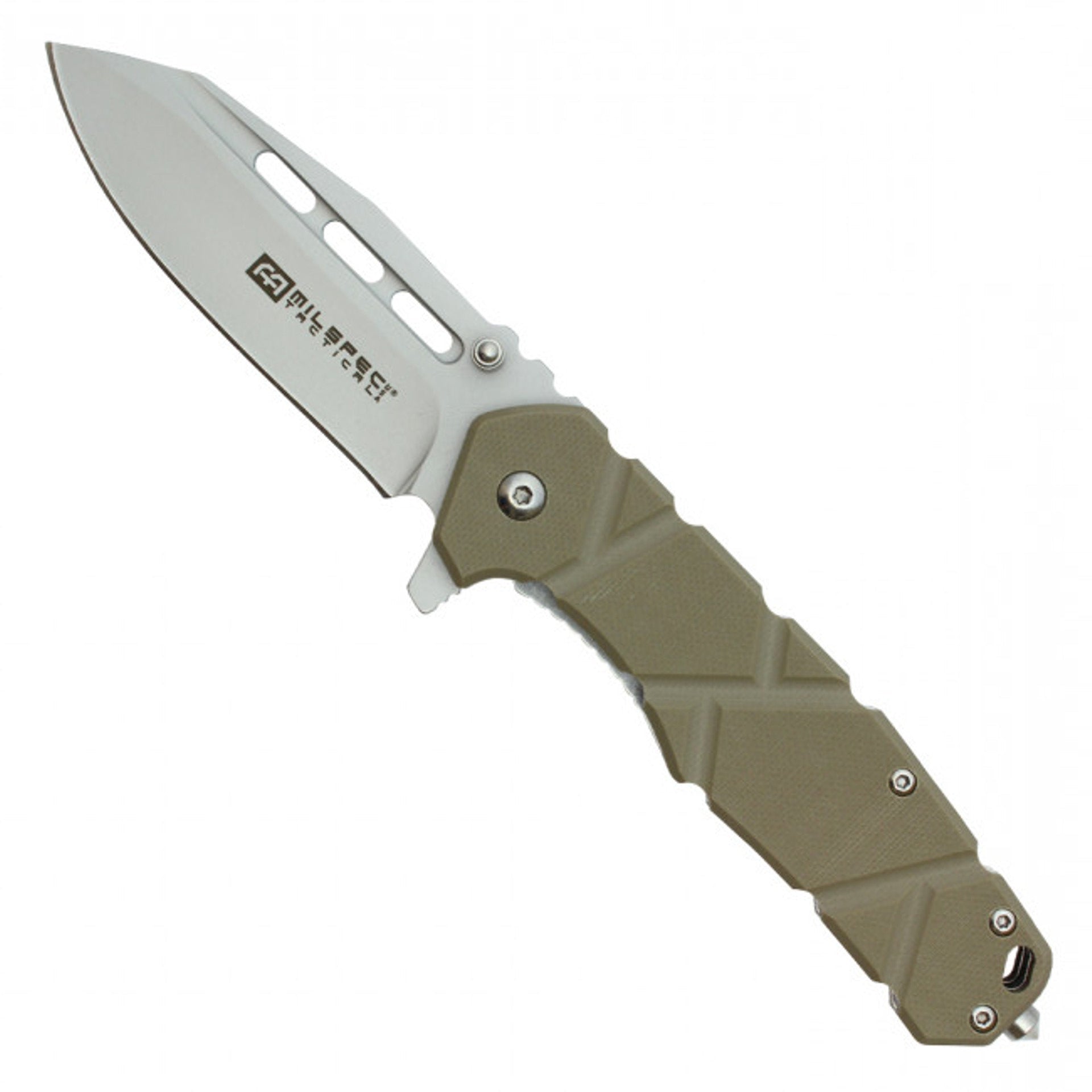 8" G10 Pocket Knife – Desert Dirt Edition