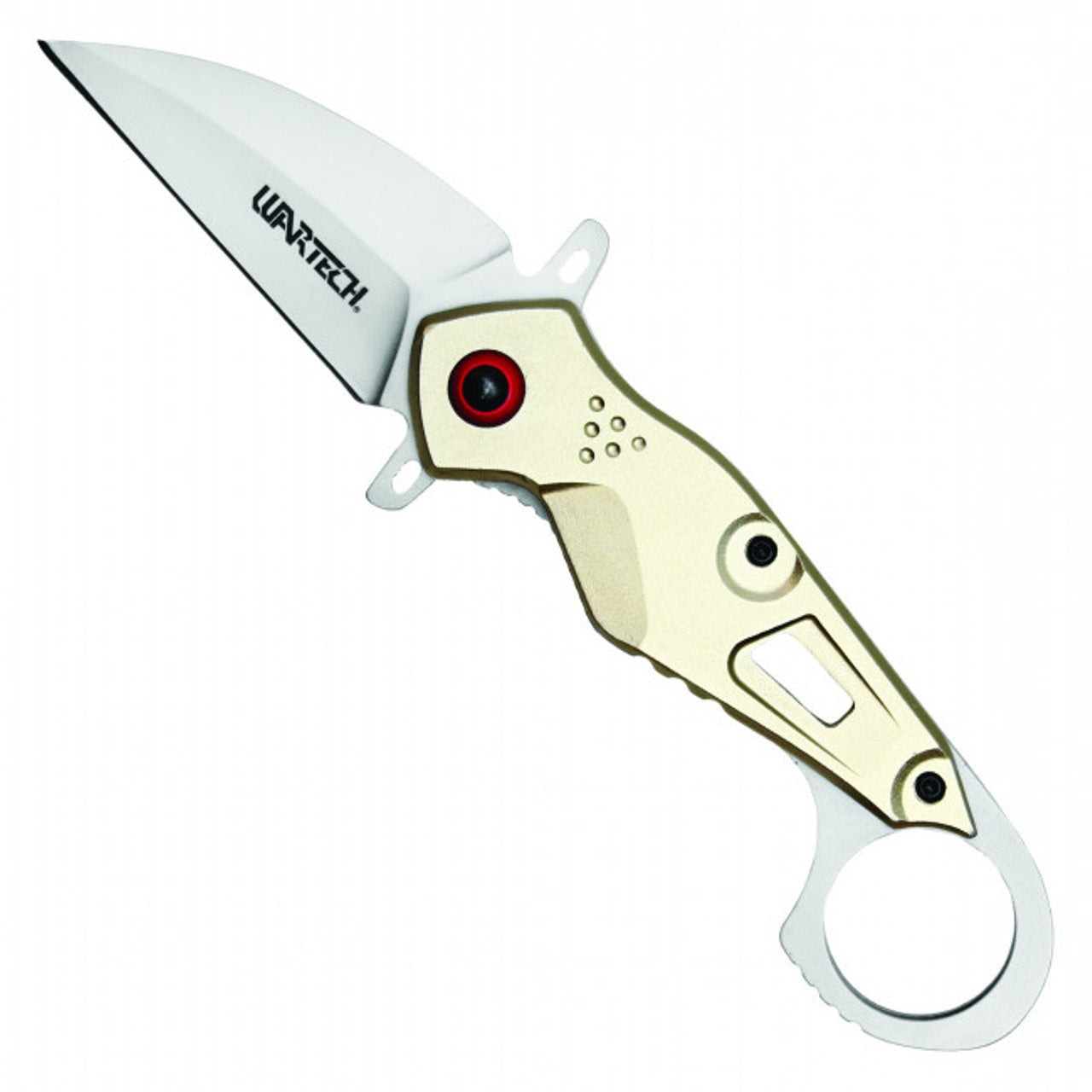 8" White & Gold Luffy Pocket Knife