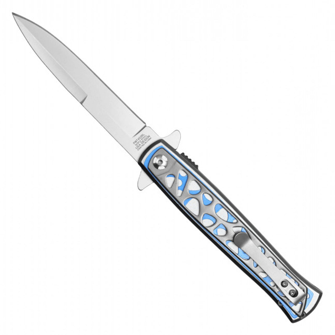 9" WarTech Assisted Opening Pocket Knife – Blue | Tactical & Durable