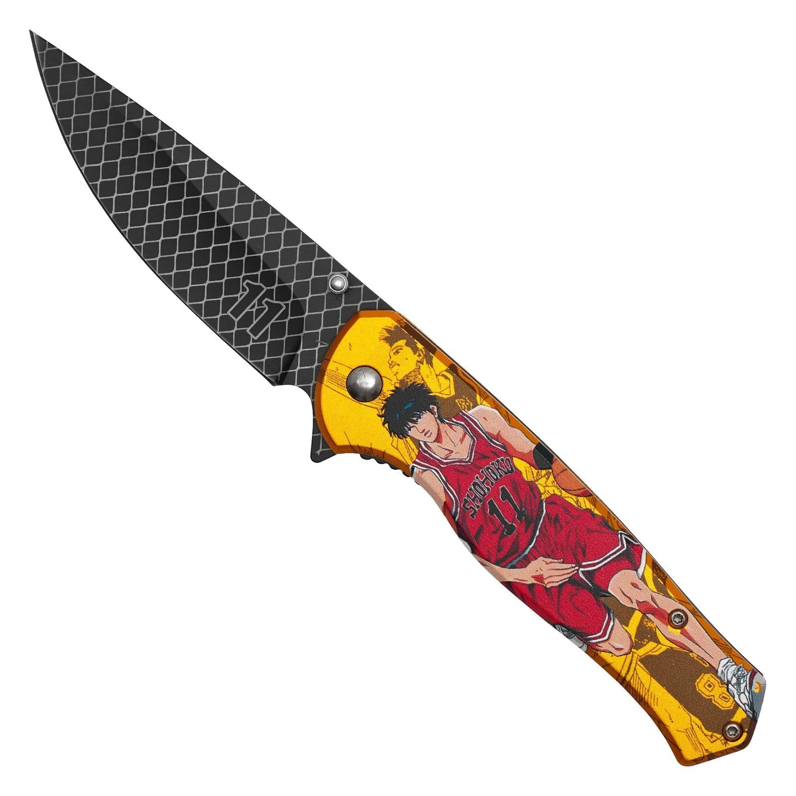 Kaede Rukawa Assisted Opening Pocket Knife – Slam Dunk Inspired