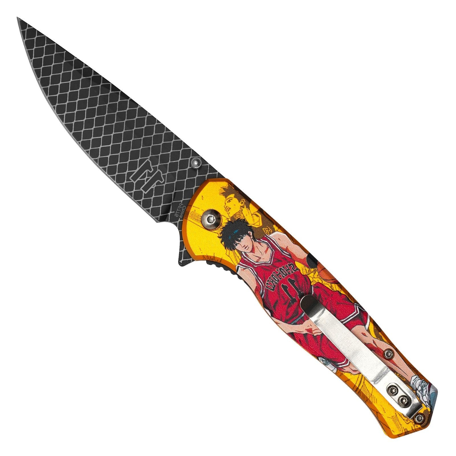 Kaede Rukawa Assisted Opening Pocket Knife – Slam Dunk Inspired