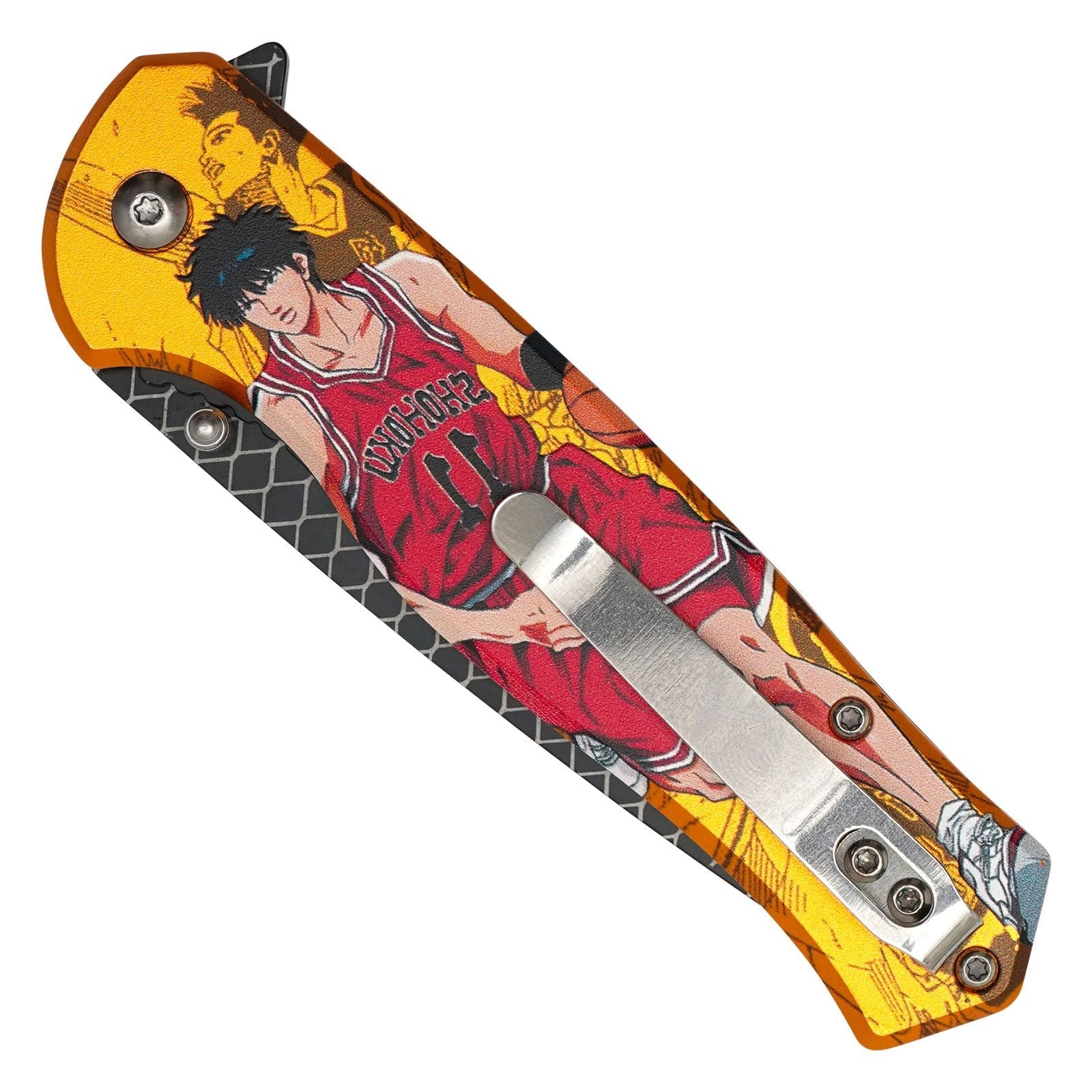 Kaede Rukawa Assisted Opening Pocket Knife – Slam Dunk Inspired