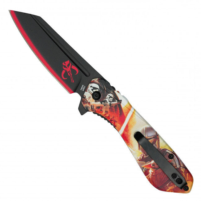 Mandalorian & Grogu Assisted Opening Pocket Knife – Star Wars Inspired