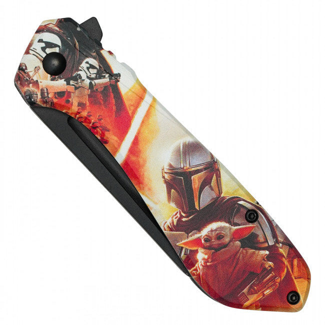 Mandalorian & Grogu Assisted Opening Pocket Knife – Star Wars Inspired