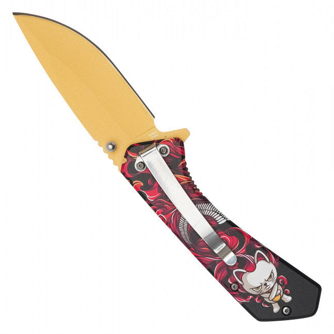 Turbo Granny Assisted Opening Pocket Knife – Dandadan Inspired – V2